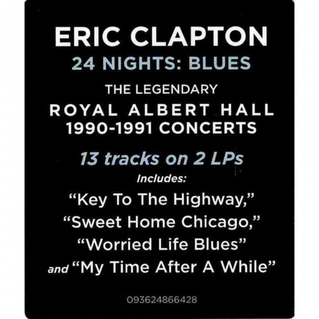 0093624866428, Clapton, Eric, 24 Nights: Blues виниловая пластинка - фото 10