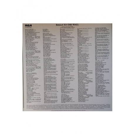Accept - Balls To The Wall (8719262013384) виниловая пластинка - фото 6