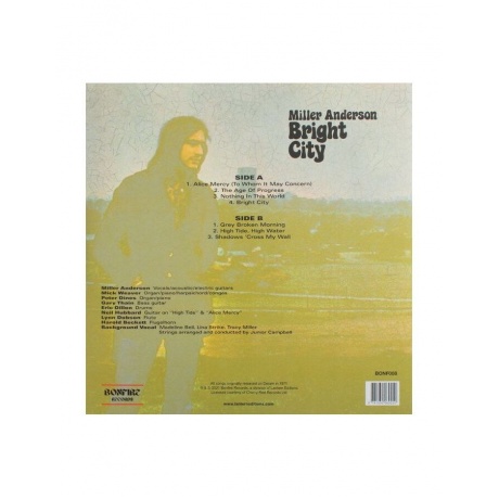 Виниловая пластинка Anderson, Miller, Bright City (0781930069250) - фото 2