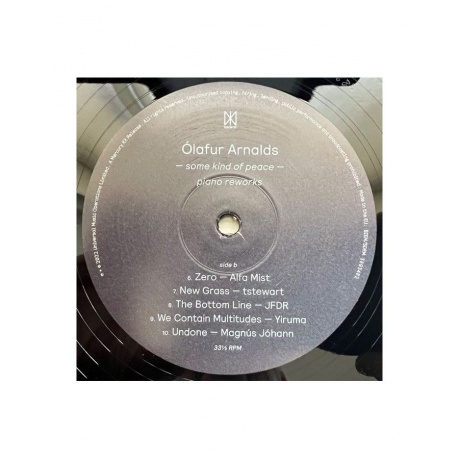 Виниловая пластинка Arnalds, Olafur, Some Kind Of Peace - Piano Reworks (0602438934829) - фото 4