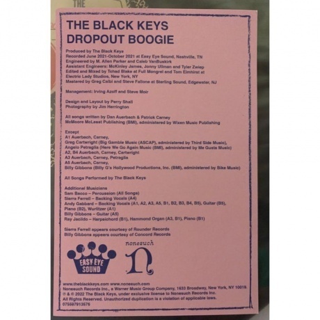 Black Keys - Dropout Boogie (0075597913576) виниловая пластинка - фото 5