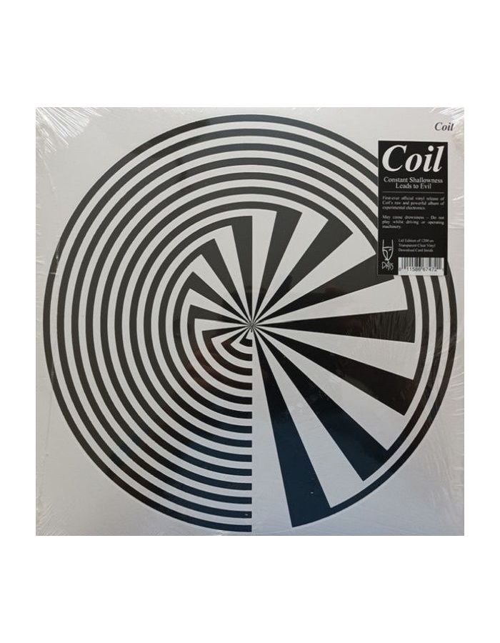 Виниловая пластинка Coil, Constant Shallowness Leads To Evil (coloured) (0011586674721) coil виниловая пластинка coil queens of the circulating library