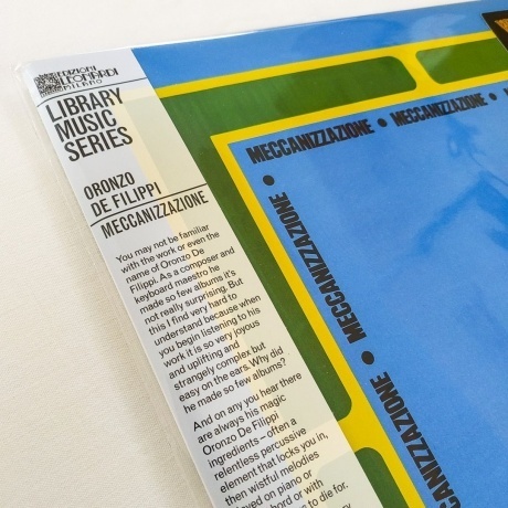 Oronzo De Filippi - Meccanizzazione (8016158022940) виниловая пластинка - фото 3