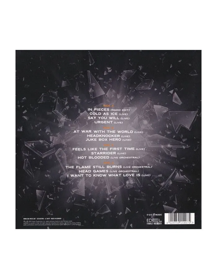 Виниловая пластинка Foreigner, Can't Slow Down (coloured) (4029759154075) - фото 3