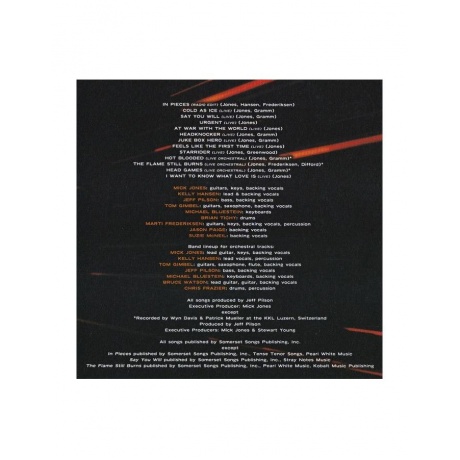 Виниловая пластинка Foreigner, Can't Slow Down (coloured) (4029759154075) - фото 9