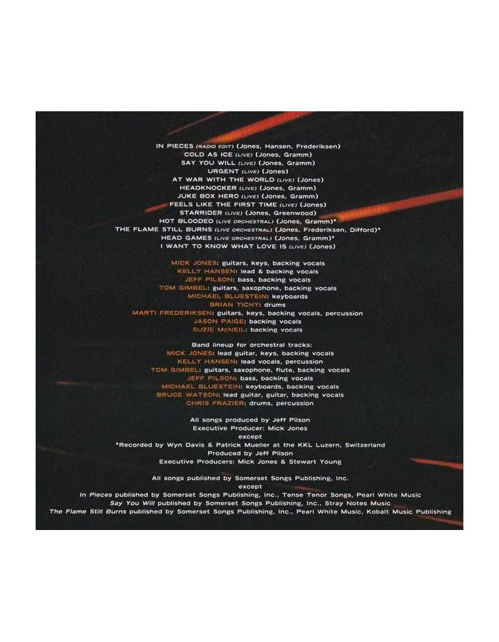 Виниловая пластинка Foreigner, Can't Slow Down (coloured) (4029759154075) - фото 9