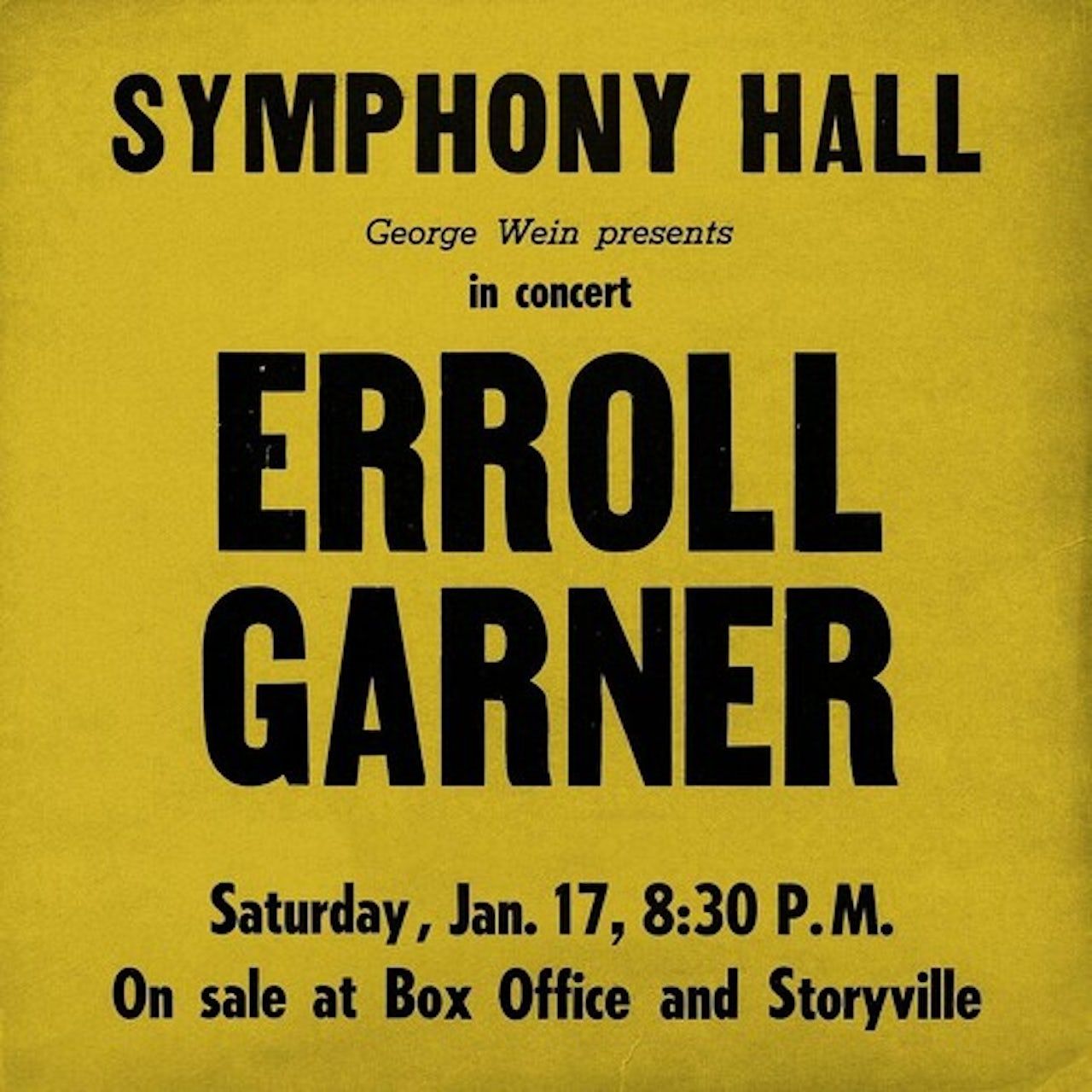 Виниловая пластинка Garner, Erroll, Symphony Hall Concert (0673203118911) виниловая пластинка erroll garner trio erroll garner trio volume 1