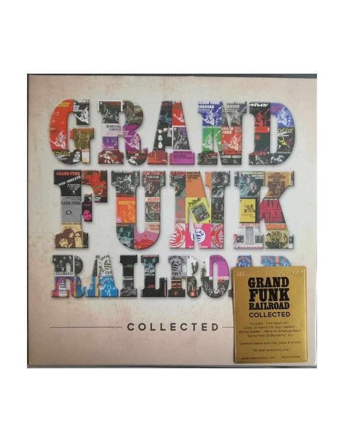 Виниловая пластинка Grand Funk Railroad, Collected (0600753912829) printio толстовка wearcraft premium унисекс grand funk railroad