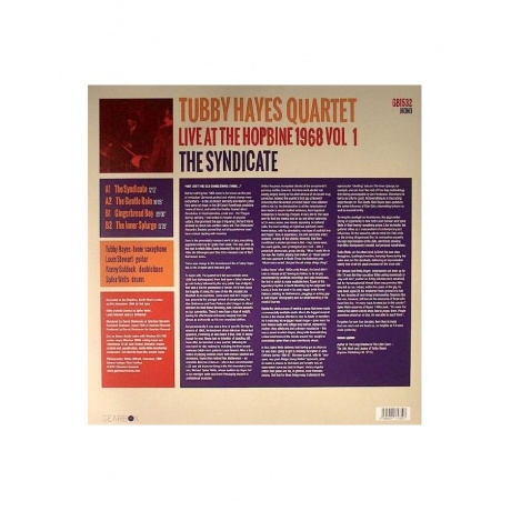 Виниловая пластинка Hayes, Tubby, The Syndicate: Live At The Hopbine 1968 (5065001717307) - фото 2