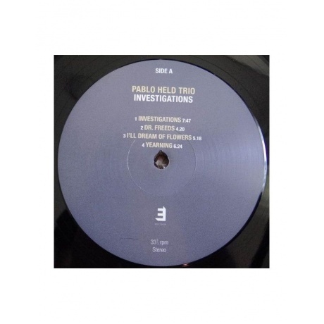 Pablo Held - Investigations (5060509790340) виниловая пластинка - фото 3