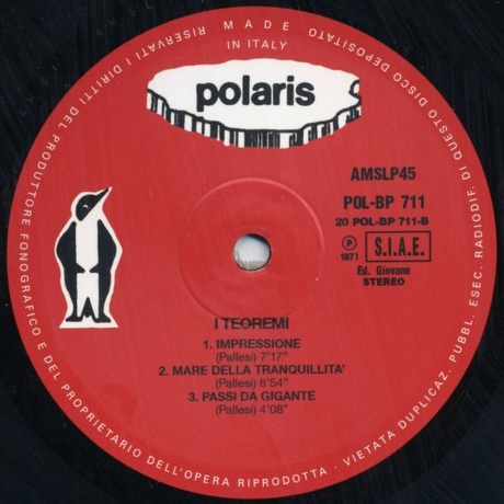 I Teoremi - I Teoremi (8016158304541) виниловая пластинка - фото 4