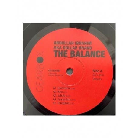 Abdullah Ibrahim - The Balance (5060708610326) виниловая пластинка - фото 6