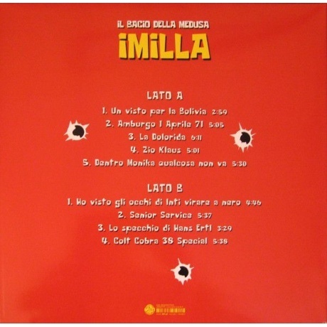 Il Bacio Della Medusa, Imilla (coloured) (8016158317244) виниловая пластинка - фото 2