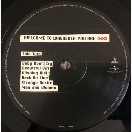 INXS - Welcome To Wherever You Are (0602537779031) виниловая пластинка - фото 4