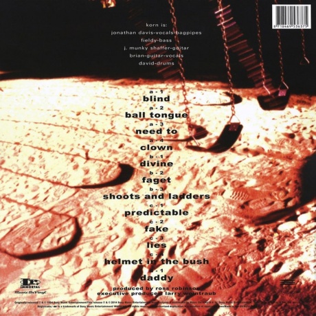 Korn - Korn (8718469536375) виниловая пластинка - фото 2