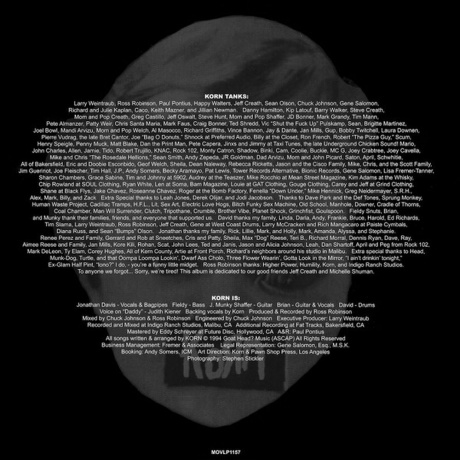 Korn - Korn (8718469536375) виниловая пластинка - фото 9
