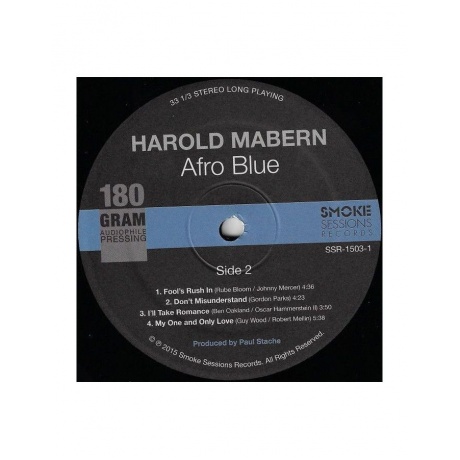 Виниловая пластинка Mabern, Harold, Afro Blue (0888295388580) - фото 6