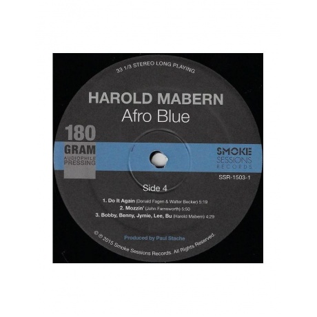 Виниловая пластинка Mabern, Harold, Afro Blue (0888295388580) - фото 8