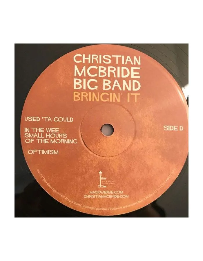 Виниловая пластинка McBride, Christian, Bringin' It (0673203111516) - фото 8