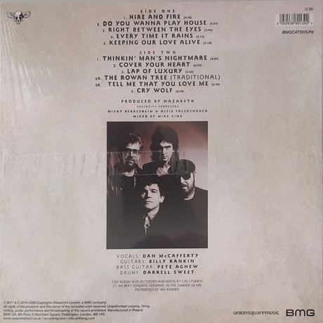 Nazareth - No Jive (Clear) (4050538801392) виниловая пластинка - фото 2