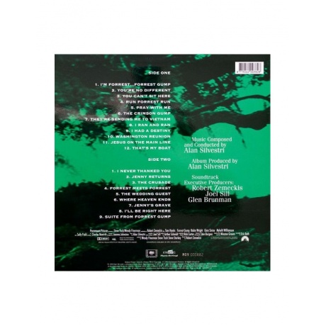 Виниловая пластинка OST, Forrest Gump (Alan Silvestri) (8719262003828) - фото 2