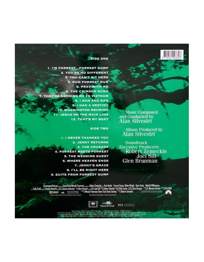 Виниловая пластинка OST, Forrest Gump (Alan Silvestri) (8719262003828) - фото 2