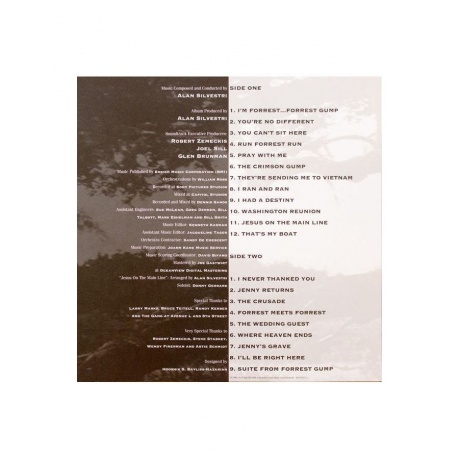 Виниловая пластинка OST, Forrest Gump (Alan Silvestri) (8719262003828) - фото 7