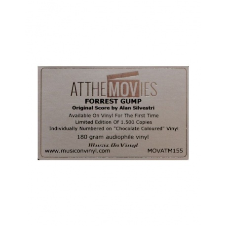 Виниловая пластинка OST, Forrest Gump (Alan Silvestri) (8719262003828) - фото 8