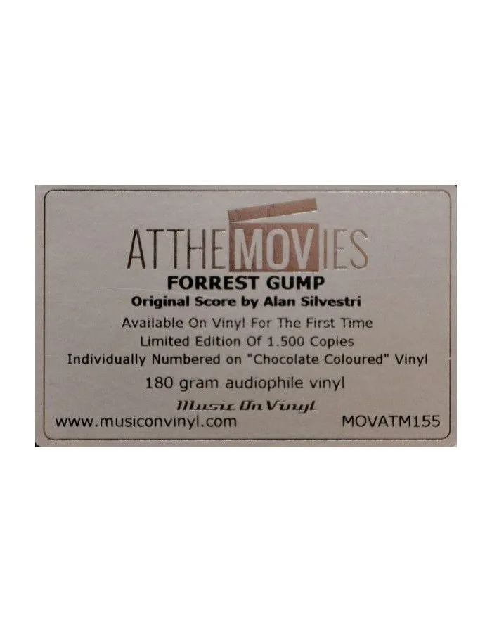 Виниловая пластинка OST, Forrest Gump (Alan Silvestri) (8719262003828) - фото 8