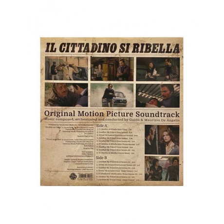 Виниловая пластинка OST, Il Cittadino Si Ribella (Guido &amp; Maurizio De Angelis) (coloured) (8016158312058) - фото 2