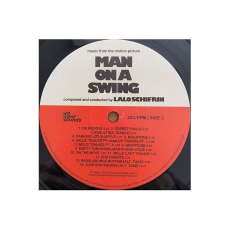 Виниловая пластинка OST, Man On A Swing (Lalo Schifrin) (3700604744825) - фото 3