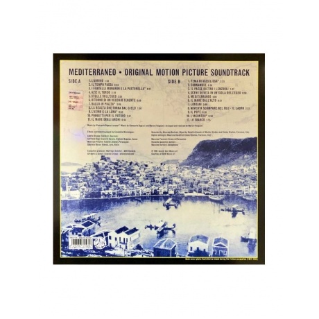 Виниловая пластинка OST, Mediterraneo (Giancarlo Bigazzi) (coloured) (8016158315646) - фото 2