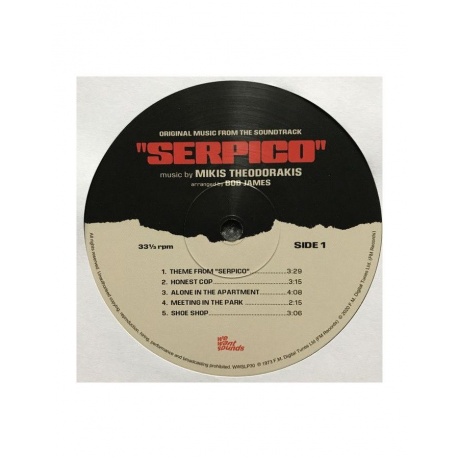 Виниловая пластинка OST, Serpico (Mikis Theodorakis) (3700604723776) - фото 5