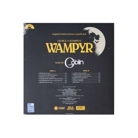 Виниловая пластинка OST, Wampyr (Goblin) (coloured) (8004644008868) - фото 3