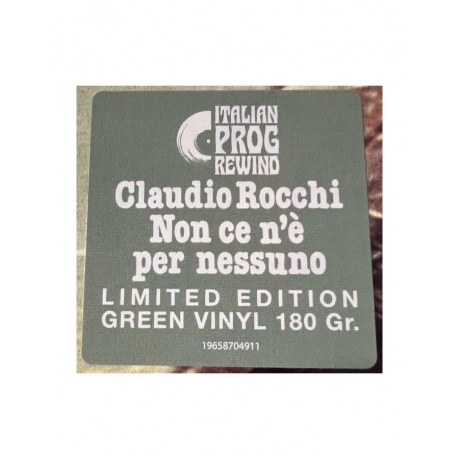 Виниловая пластинка Rocchi, Claudio, Non Ce N'e Per Nessuno (coloured) (0196587049119) - фото 3