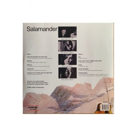 Виниловая пластинка Salamander, Ten Commandments (0781930069434) - фото 3