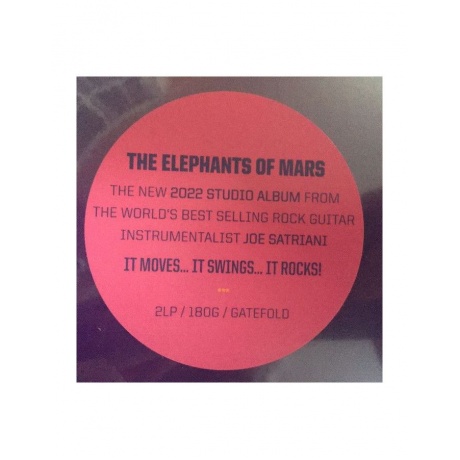 Виниловая пластинка Satriani, Joe, The Elephants Of Mars (4029759173182) - фото 14