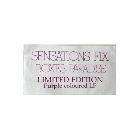 Виниловая пластинка Sensations' Fix, Boxes Paradise (coloured) (8016158021547) - фото 6