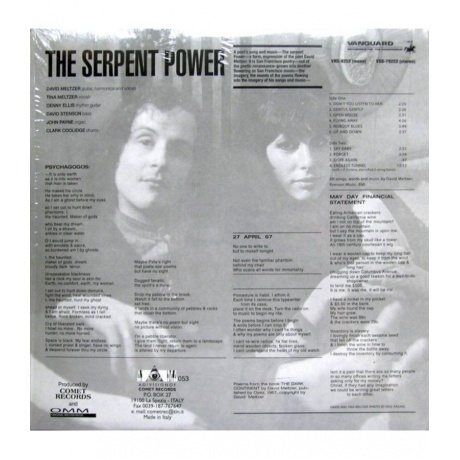 Serpent Power - Serpent Power (7427244912617) виниловая пластинка - фото 2