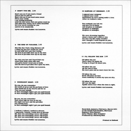 Shocking Blue - 3rd Album (8712944331967) виниловая пластинка - фото 3