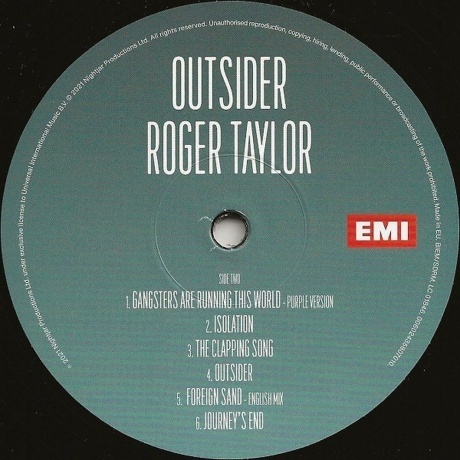 Taylor, Roger, Outsider (0602435807010) виниловая пластинка - фото 4