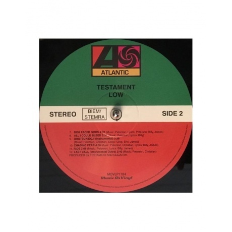 Testament - Low (8719262002654) виниловая пластинка - фото 4