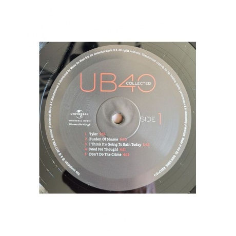 Виниловая пластинка UB40, Collected (0602557107425) - фото 5