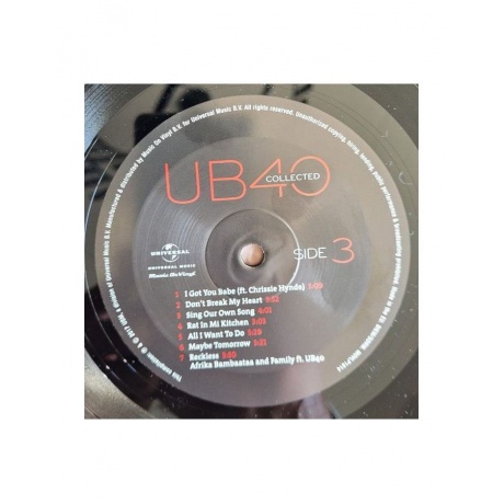 Виниловая пластинка UB40, Collected (0602557107425) - фото 7