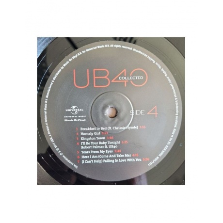 Виниловая пластинка UB40, Collected (0602557107425) - фото 8