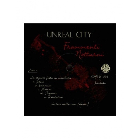 Unreal City - Frammenti Notturni (8016158313543) виниловая пластинка - фото 5
