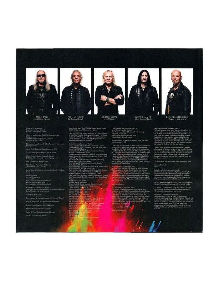 Виниловая пластинка Uriah Heep, Chaos &amp; Colour (0190296103711) - фото 7