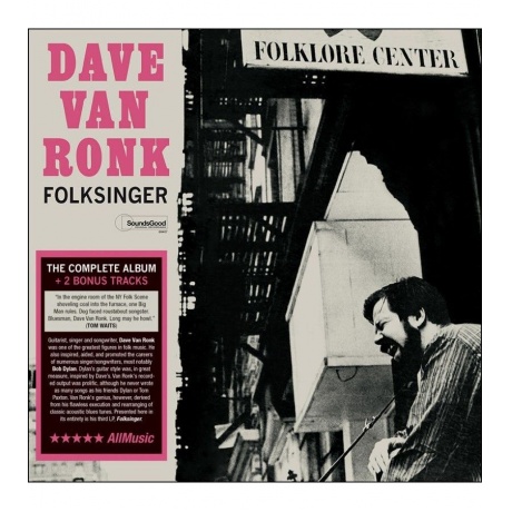 Виниловая пластинка Van Ronk, Dave, Folksinger (8436563184512) - фото 1