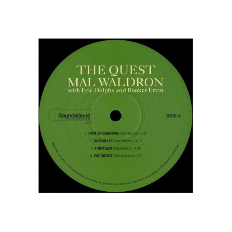 Виниловая пластинка Waldron, Mal, The Quest (8436563184550) - фото 4