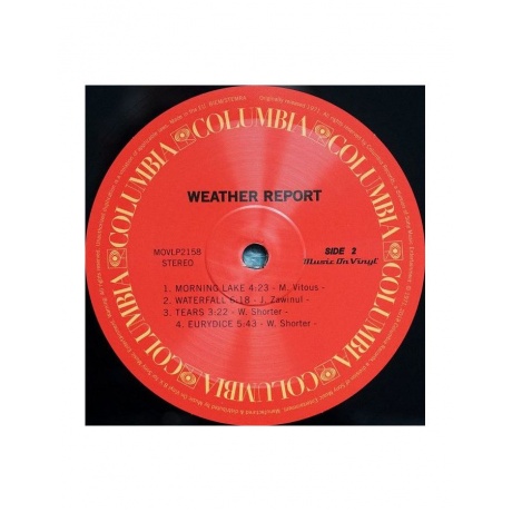 Виниловая пластинка Weather Report, Weather Report (8719262006799) - фото 5